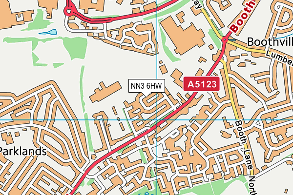 NN3 6HW map - OS VectorMap District (Ordnance Survey) NN3 6HW map - OS VectorMap District (Ordnance Survey)