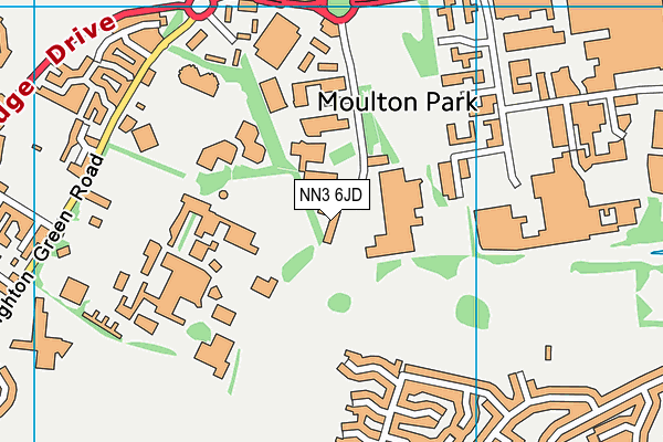 NN3 6JD map - OS VectorMap District (Ordnance Survey) NN3 6JD map - OS VectorMap District (Ordnance Survey)