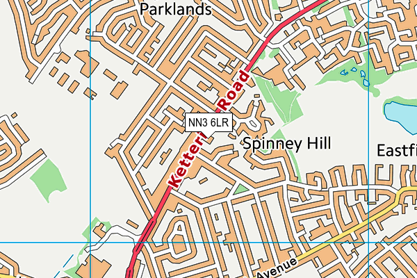 NN3 6LR map - OS VectorMap District (Ordnance Survey) NN3 6LR map - OS VectorMap District (Ordnance Survey)
