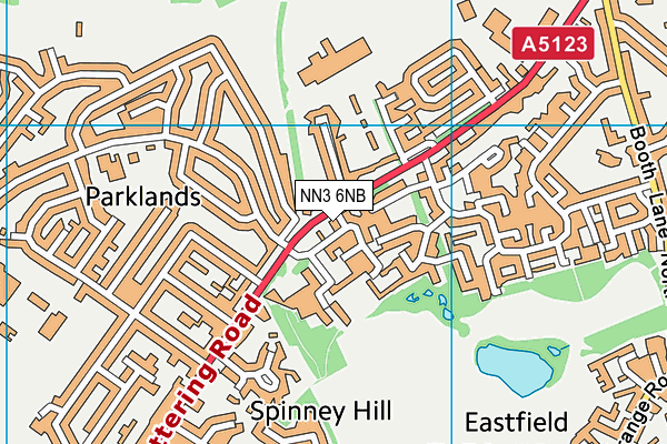 NN3 6NB map - OS VectorMap District (Ordnance Survey) NN3 6NB map - OS VectorMap District (Ordnance Survey)