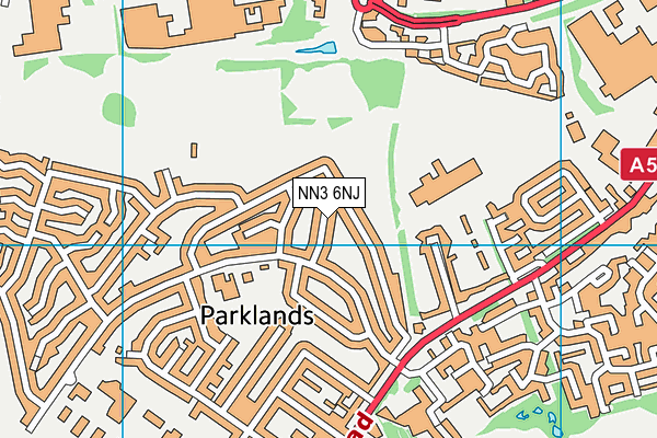 NN3 6NJ map - OS VectorMap District (Ordnance Survey) NN3 6NJ map - OS VectorMap District (Ordnance Survey)