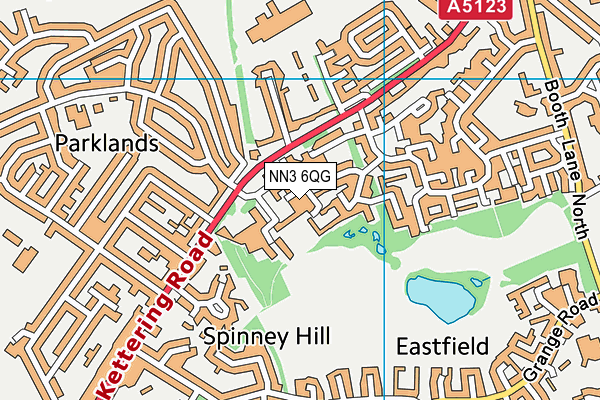 NN3 6QG map - OS VectorMap District (Ordnance Survey) NN3 6QG map - OS VectorMap District (Ordnance Survey)