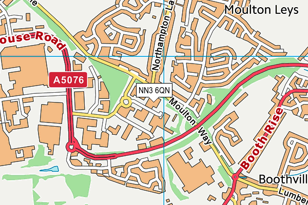 NN3 6QN map - OS VectorMap District (Ordnance Survey) NN3 6QN map - OS VectorMap District (Ordnance Survey)