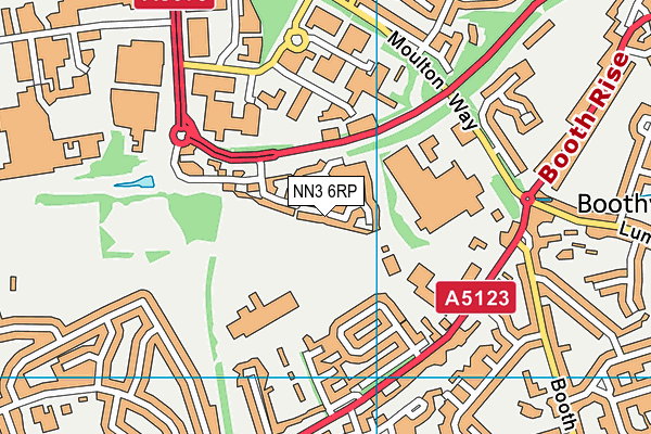 NN3 6RP map - OS VectorMap District (Ordnance Survey)