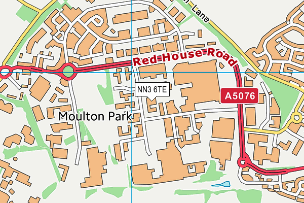 NN3 6TE map - OS VectorMap District (Ordnance Survey) NN3 6TE map - OS VectorMap District (Ordnance Survey)