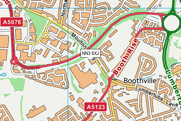 NN3 6XJ map - OS VectorMap District (Ordnance Survey) NN3 6XJ map - OS VectorMap District (Ordnance Survey)