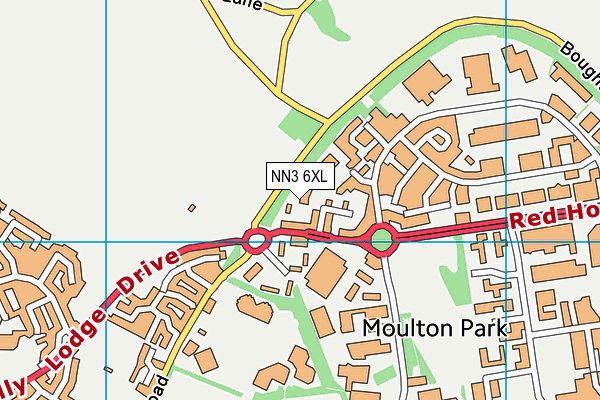 NN3 6XL map - OS VectorMap District (Ordnance Survey) NN3 6XL map - OS VectorMap District (Ordnance Survey)