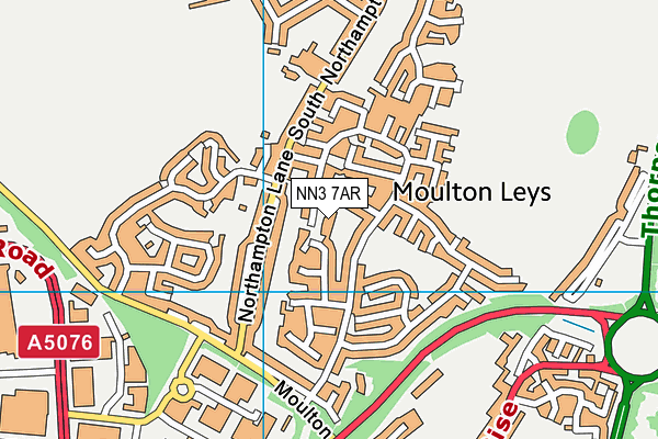 NN3 7AR map - OS VectorMap District (Ordnance Survey) NN3 7AR map - OS VectorMap District (Ordnance Survey)