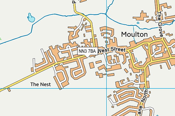 NN3 7BA map - OS VectorMap District (Ordnance Survey) NN3 7BA map - OS VectorMap District (Ordnance Survey)