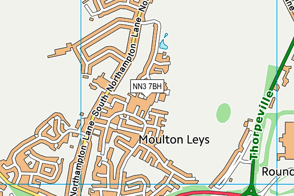 NN3 7BH map - OS VectorMap District (Ordnance Survey) NN3 7BH map - OS VectorMap District (Ordnance Survey)