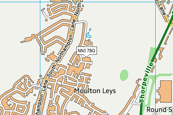 NN3 7BQ map - OS VectorMap District (Ordnance Survey) NN3 7BQ map - OS VectorMap District (Ordnance Survey)