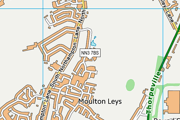 NN3 7BS map - OS VectorMap District (Ordnance Survey) NN3 7BS map - OS VectorMap District (Ordnance Survey)