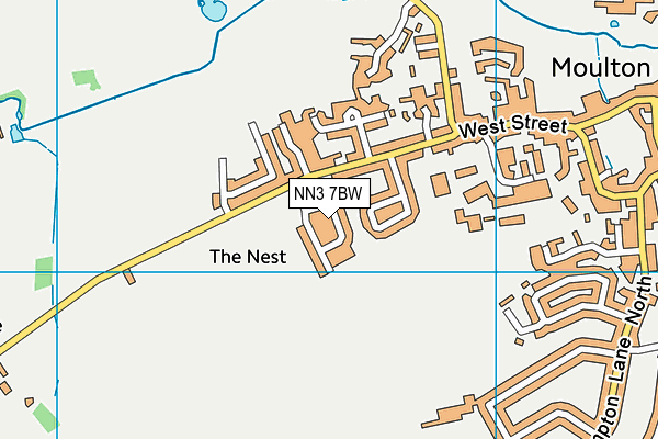 NN3 7BW map - OS VectorMap District (Ordnance Survey) NN3 7BW map - OS VectorMap District (Ordnance Survey)