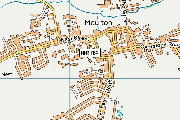 NN3 7BX map - OS VectorMap District (Ordnance Survey) NN3 7BX map - OS VectorMap District (Ordnance Survey)