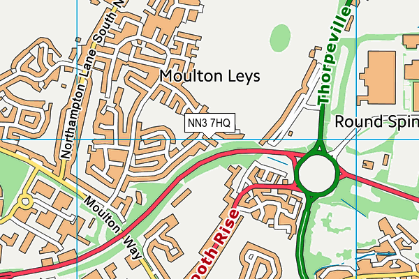 NN3 7HQ map - OS VectorMap District (Ordnance Survey) NN3 7HQ map - OS VectorMap District (Ordnance Survey)