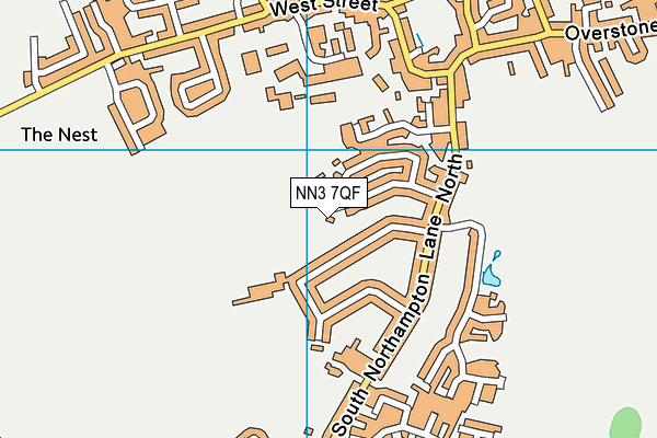 NN3 7QF map - OS VectorMap District (Ordnance Survey) NN3 7QF map - OS VectorMap District (Ordnance Survey)