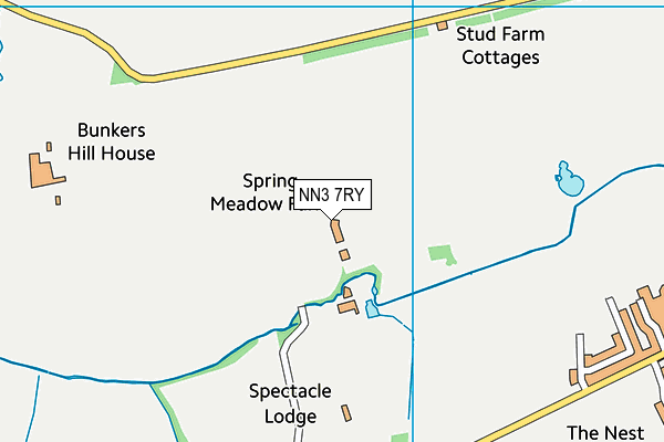 NN3 7RY map - OS VectorMap District (Ordnance Survey) NN3 7RY map - OS VectorMap District (Ordnance Survey)