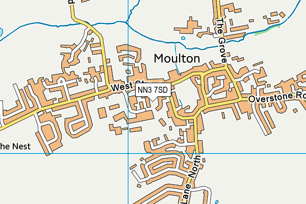 NN3 7SD map - OS VectorMap District (Ordnance Survey) NN3 7SD map - OS VectorMap District (Ordnance Survey)