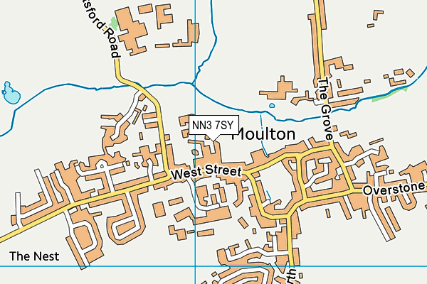 NN3 7SY map - OS VectorMap District (Ordnance Survey) NN3 7SY map - OS VectorMap District (Ordnance Survey)