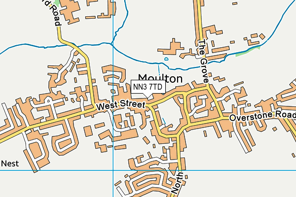 NN3 7TD map - OS VectorMap District (Ordnance Survey) NN3 7TD map - OS VectorMap District (Ordnance Survey)