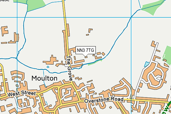NN3 7TG map - OS VectorMap District (Ordnance Survey) NN3 7TG map - OS VectorMap District (Ordnance Survey)