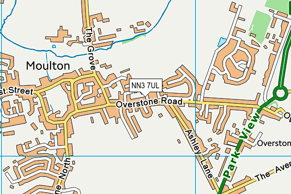 NN3 7UL map - OS VectorMap District (Ordnance Survey) NN3 7UL map - OS VectorMap District (Ordnance Survey)