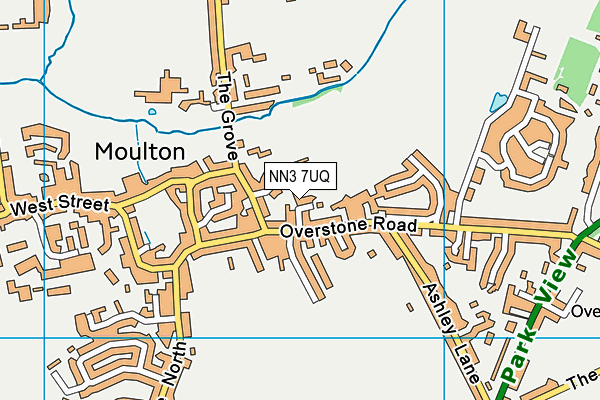 NN3 7UQ map - OS VectorMap District (Ordnance Survey) NN3 7UQ map - OS VectorMap District (Ordnance Survey)