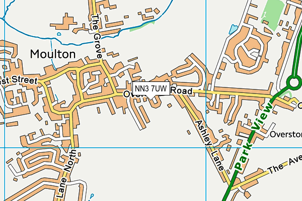 NN3 7UW map - OS VectorMap District (Ordnance Survey) NN3 7UW map - OS VectorMap District (Ordnance Survey)