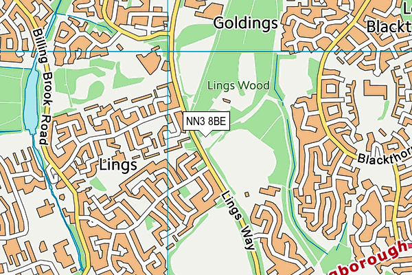 NN3 8BE map - OS VectorMap District (Ordnance Survey) NN3 8BE map - OS VectorMap District (Ordnance Survey)