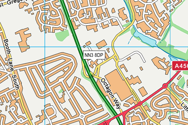 NN3 8DP map - OS VectorMap District (Ordnance Survey) NN3 8DP map - OS VectorMap District (Ordnance Survey)