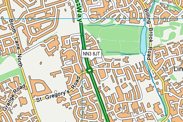 NN3 8JT map - OS VectorMap District (Ordnance Survey) NN3 8JT map - OS VectorMap District (Ordnance Survey)