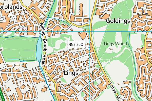 NN3 8LQ map - OS VectorMap District (Ordnance Survey) NN3 8LQ map - OS VectorMap District (Ordnance Survey)