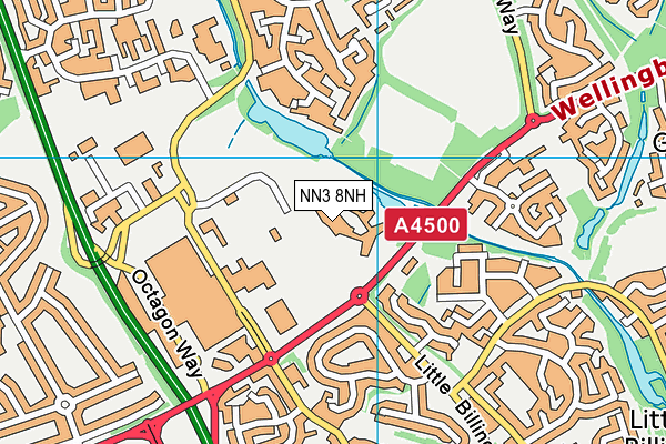 NN3 8NH map - OS VectorMap District (Ordnance Survey) NN3 8NH map - OS VectorMap District (Ordnance Survey)