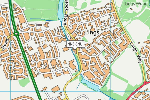 NN3 8NU map - OS VectorMap District (Ordnance Survey) NN3 8NU map - OS VectorMap District (Ordnance Survey)