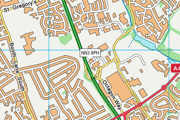 NN3 8PH map - OS VectorMap District (Ordnance Survey) NN3 8PH map - OS VectorMap District (Ordnance Survey)