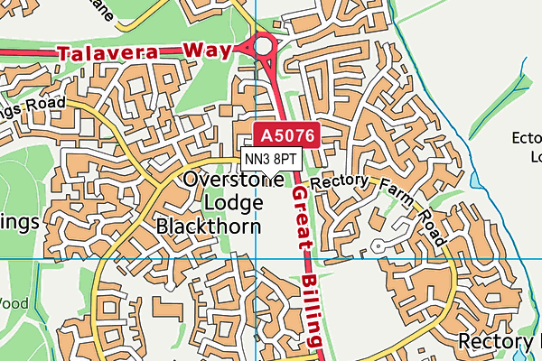 NN3 8PT map - OS VectorMap District (Ordnance Survey) NN3 8PT map - OS VectorMap District (Ordnance Survey)
