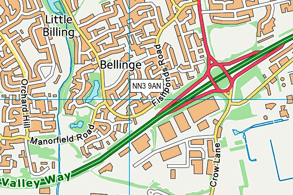 NN3 9AN map - OS VectorMap District (Ordnance Survey) NN3 9AN map - OS VectorMap District (Ordnance Survey)