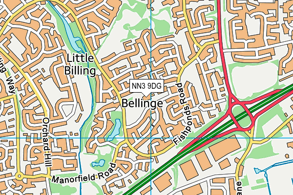 NN3 9DG map - OS VectorMap District (Ordnance Survey) NN3 9DG map - OS VectorMap District (Ordnance Survey)