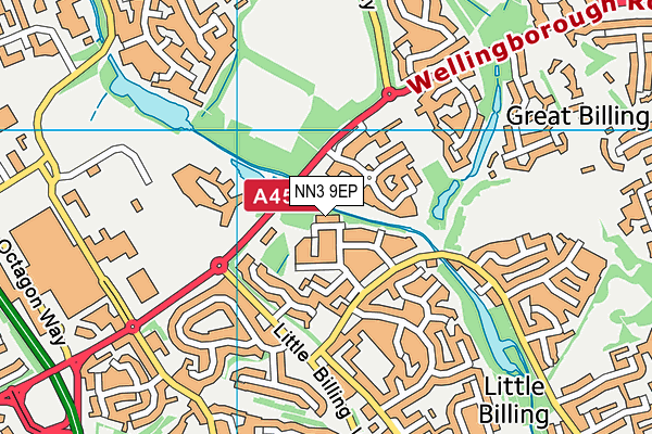 NN3 9EP map - OS VectorMap District (Ordnance Survey) NN3 9EP map - OS VectorMap District (Ordnance Survey)