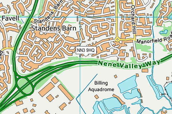 NN3 9HQ map - OS VectorMap District (Ordnance Survey) NN3 9HQ map - OS VectorMap District (Ordnance Survey)