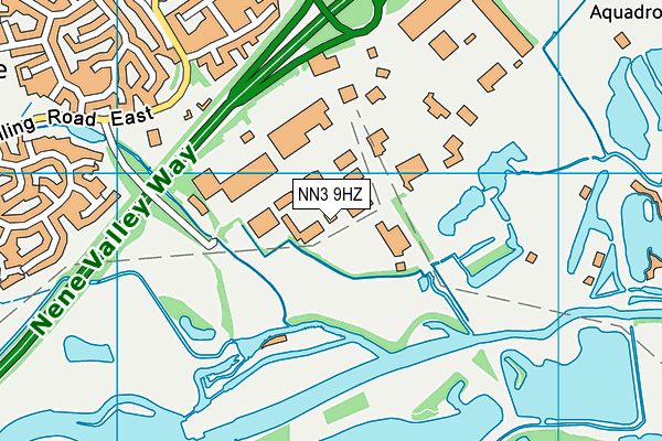 NN3 9HZ map - OS VectorMap District (Ordnance Survey) NN3 9HZ map - OS VectorMap District (Ordnance Survey)