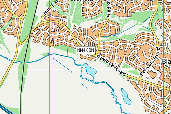 NN4 0BN map - OS VectorMap District (Ordnance Survey) NN4 0BN map - OS VectorMap District (Ordnance Survey)
