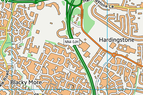 NN4 0JH map - OS VectorMap District (Ordnance Survey) NN4 0JH map - OS VectorMap District (Ordnance Survey)