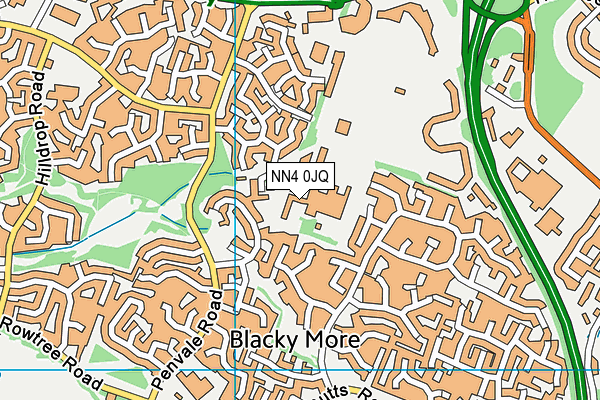 NN4 0JQ map - OS VectorMap District (Ordnance Survey) NN4 0JQ map - OS VectorMap District (Ordnance Survey)