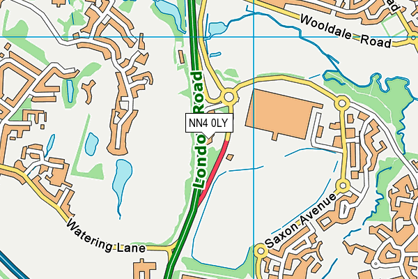 NN4 0LY map - OS VectorMap District (Ordnance Survey) NN4 0LY map - OS VectorMap District (Ordnance Survey)