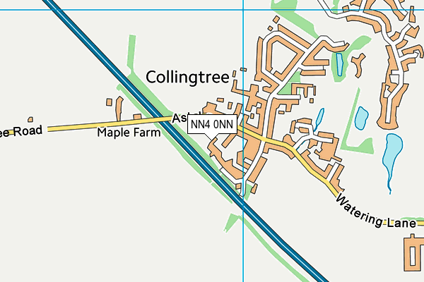 NN4 0NN map - OS VectorMap District (Ordnance Survey)