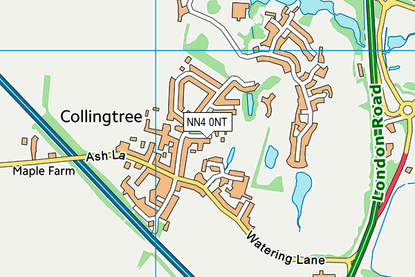 NN4 0NT map - OS VectorMap District (Ordnance Survey) NN4 0NT map - OS VectorMap District (Ordnance Survey)