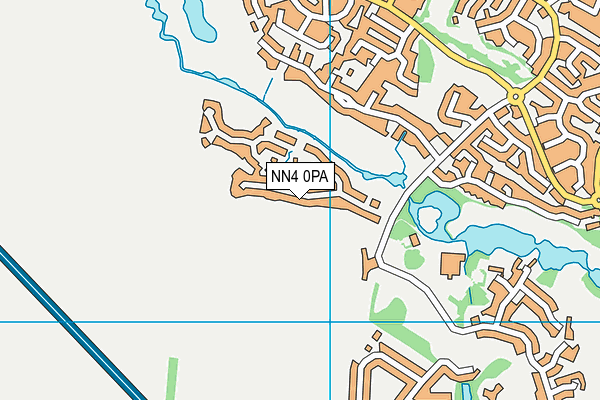 NN4 0PA map - OS VectorMap District (Ordnance Survey)
