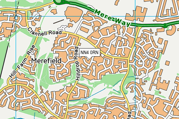 NN4 0RN map - OS VectorMap District (Ordnance Survey) NN4 0RN map - OS VectorMap District (Ordnance Survey)