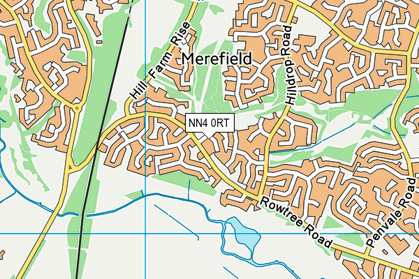 NN4 0RT map - OS VectorMap District (Ordnance Survey) NN4 0RT map - OS VectorMap District (Ordnance Survey)
